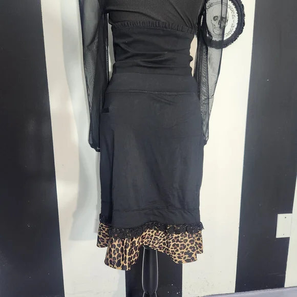 Pinup Leopard Ruffle Skirt - Picture 8 of 11